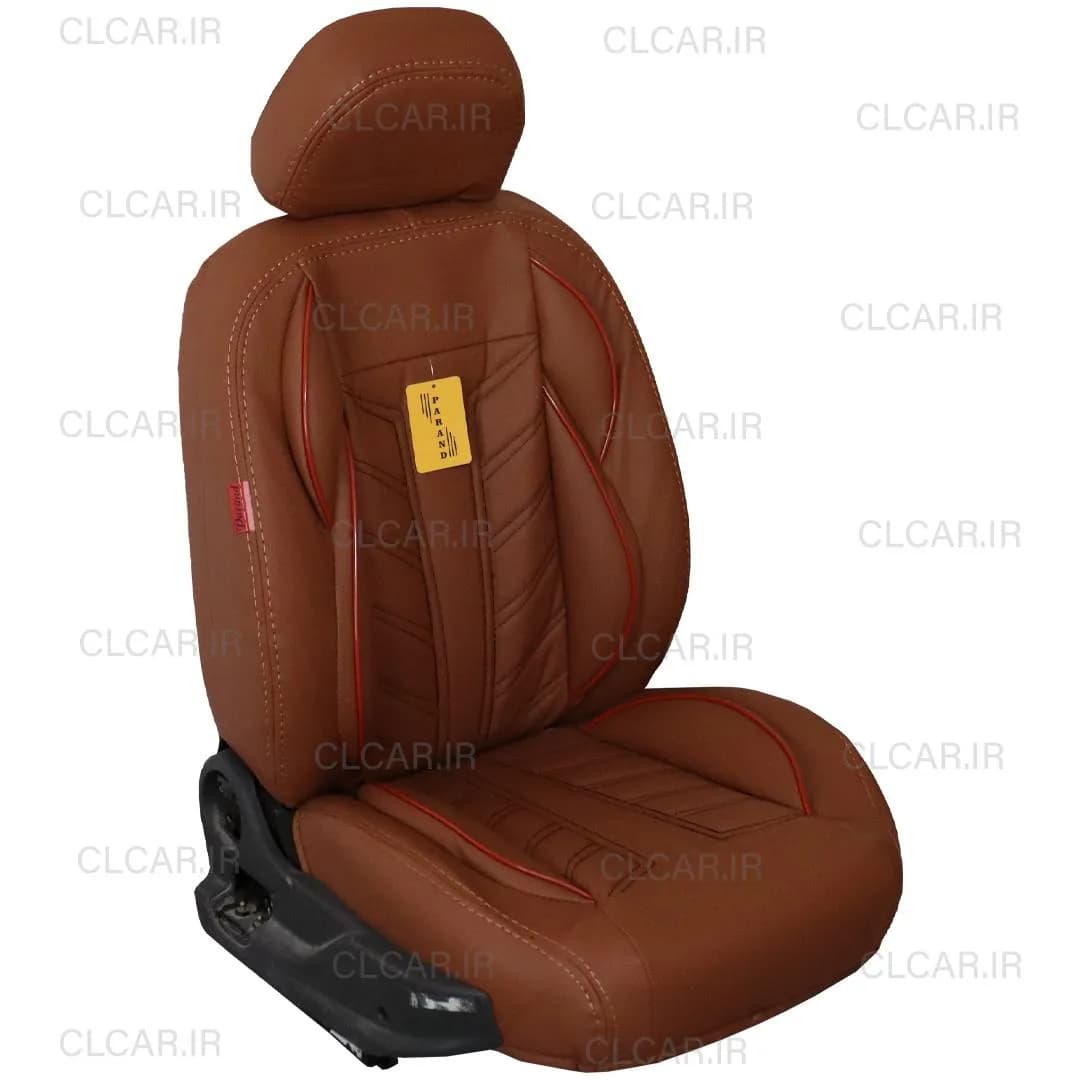 روکش صندلی طرح سیلور چرم (سفارشی) مناسب تیبا 1 (98 به بالا) کد (TJ-SI) — تصویر ۶