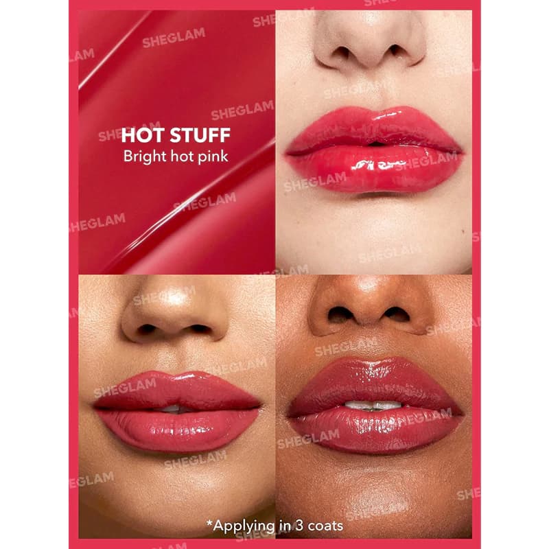 لیپ پلامپر حجم دهنده شیگلم مدل POUT PERFECT رنگ HOT STUFF — تصویر ۲