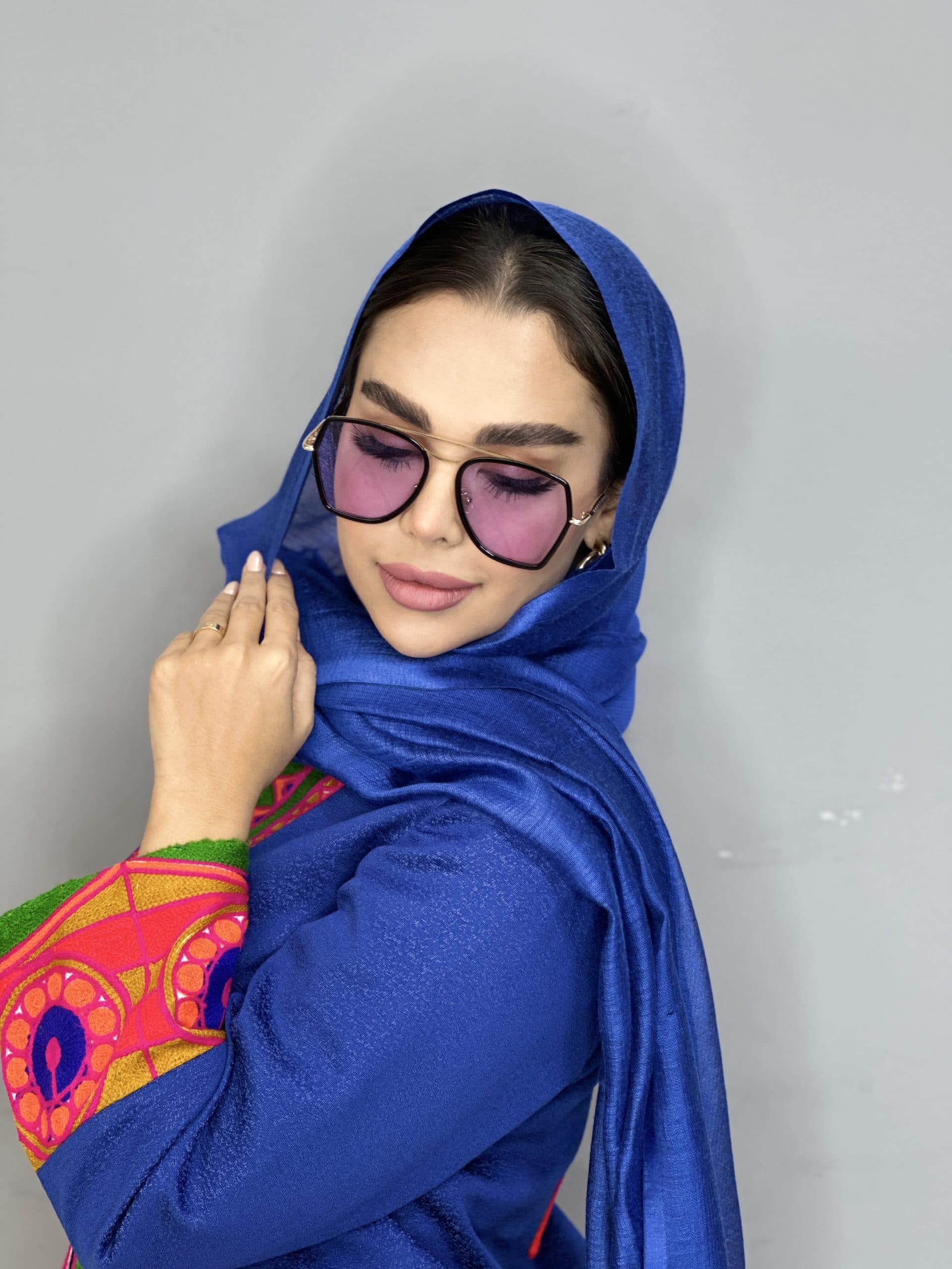 عینک آفتابی اورجینال Chanel چنل زنانه دخترانه یاسی لاكچري یووی ۴۰۰ — تصویر ۲