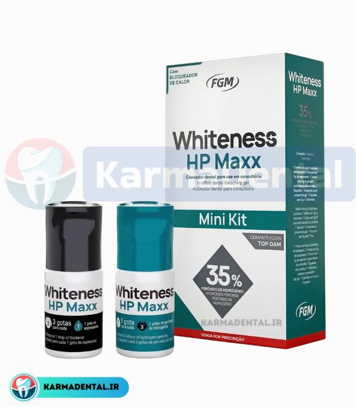 کیت بلیچینگ آفیس تک بیمار قطره ای اف جی ام – Fgm Whiteness Hp Maxx 35% — تصویر ۲