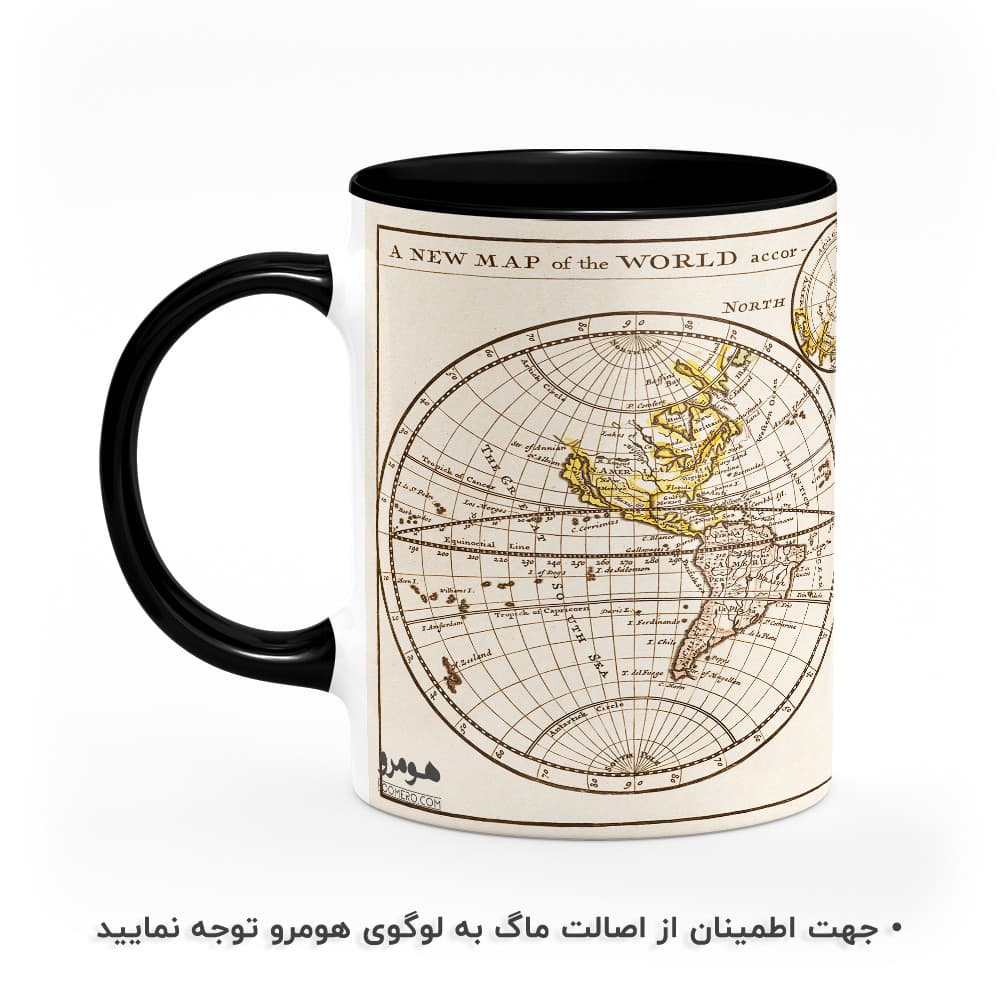 ماگ طرح نقشه جهان مدل MG7965 — تصویر ۳