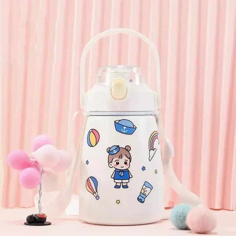 قمقمه استیل ضد زنگ با ظرفیت بالا 850 میلیلیتر – طرح Big Belly — تصویر ۴