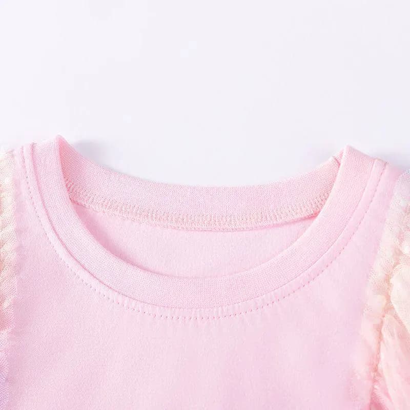 تاپ دامن دخترانه Little Maven طرح پری دریایی با دامن رنگین کمان (مناسب 2 تا 8 سال) — تصویر ۴