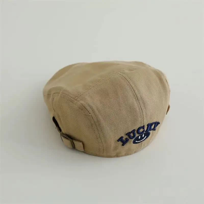 کلاه پسرانه بچگانه خبرنگاری طرح lucky (مناسب کودکان 2 تا 6 سال) — تصویر ۵