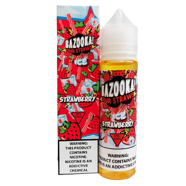 جویس توت فرنگی یخ بازوکا | Bazooka Strawberry ice 60ml