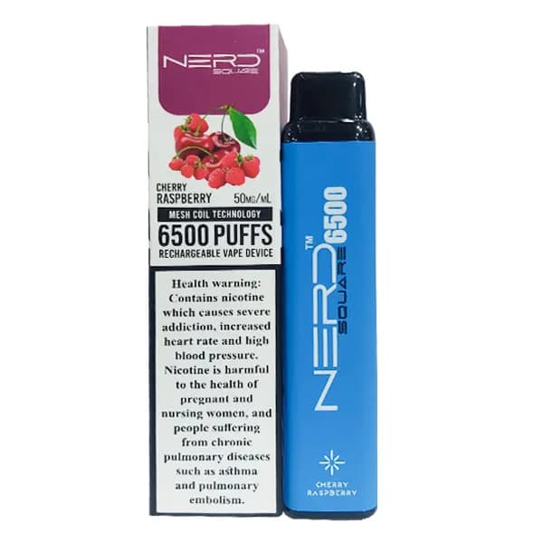 پاد یکبار مصرف آلبالو تمشک نرد | NERD Cherry Raspberry — تصویر ۲
