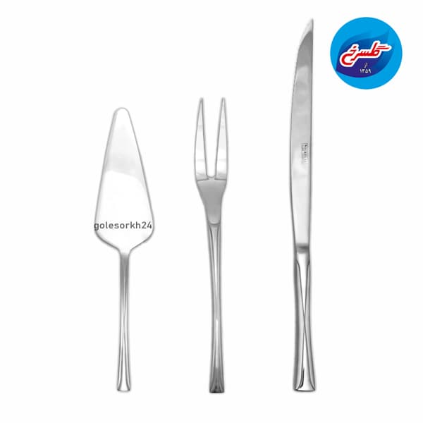 سرویس قاشق چنگال 138 پارچه نیکولاس مدل اسنیم مات — تصویر ۳