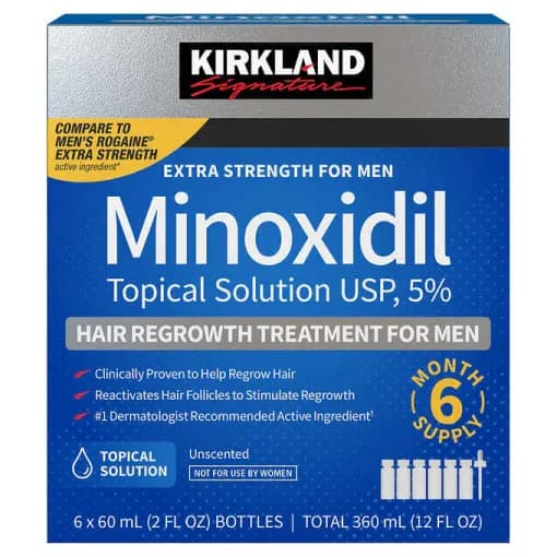 تقویت کننده و ضد ریزش موی کرکلند ماینوکسیدیل Kirkland Signature Minoxidil