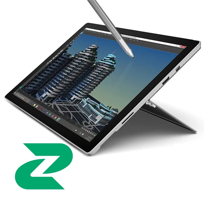 لپ تاپ استوک صحفه لمسی 12.6 اینچی مایکروسافت مدل Surface Pro 4 پردازنده i7 رم 16گیگابایت هارد 512 گیگابایت SSD گرید +A — تصویر ۳