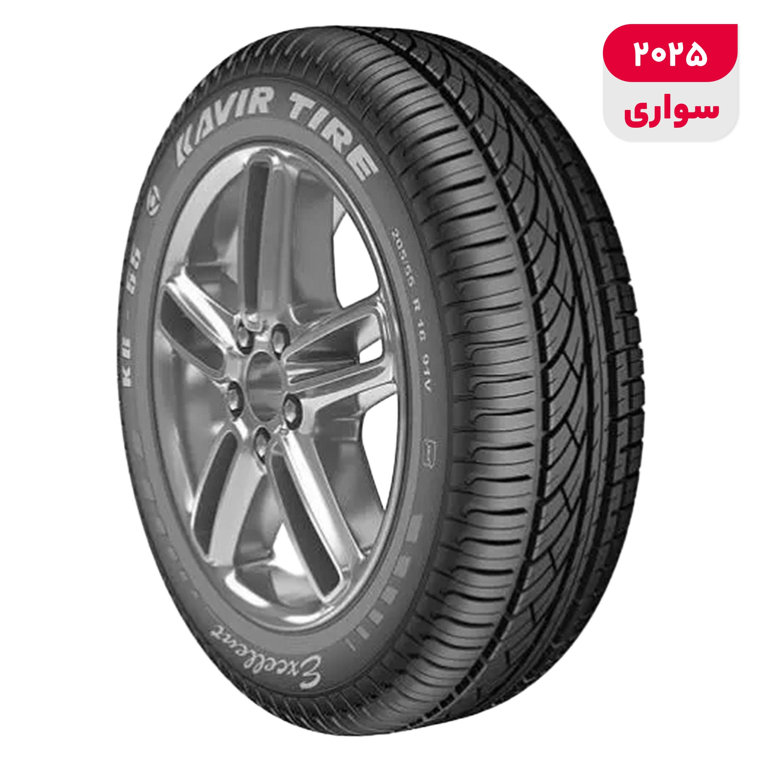 لاستیک کویر تایر 205/55R16 مدل KB55 (۱ حلقه)