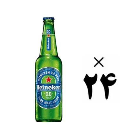 آبجو بدون الکل هینیکن 24 عددی Heineken