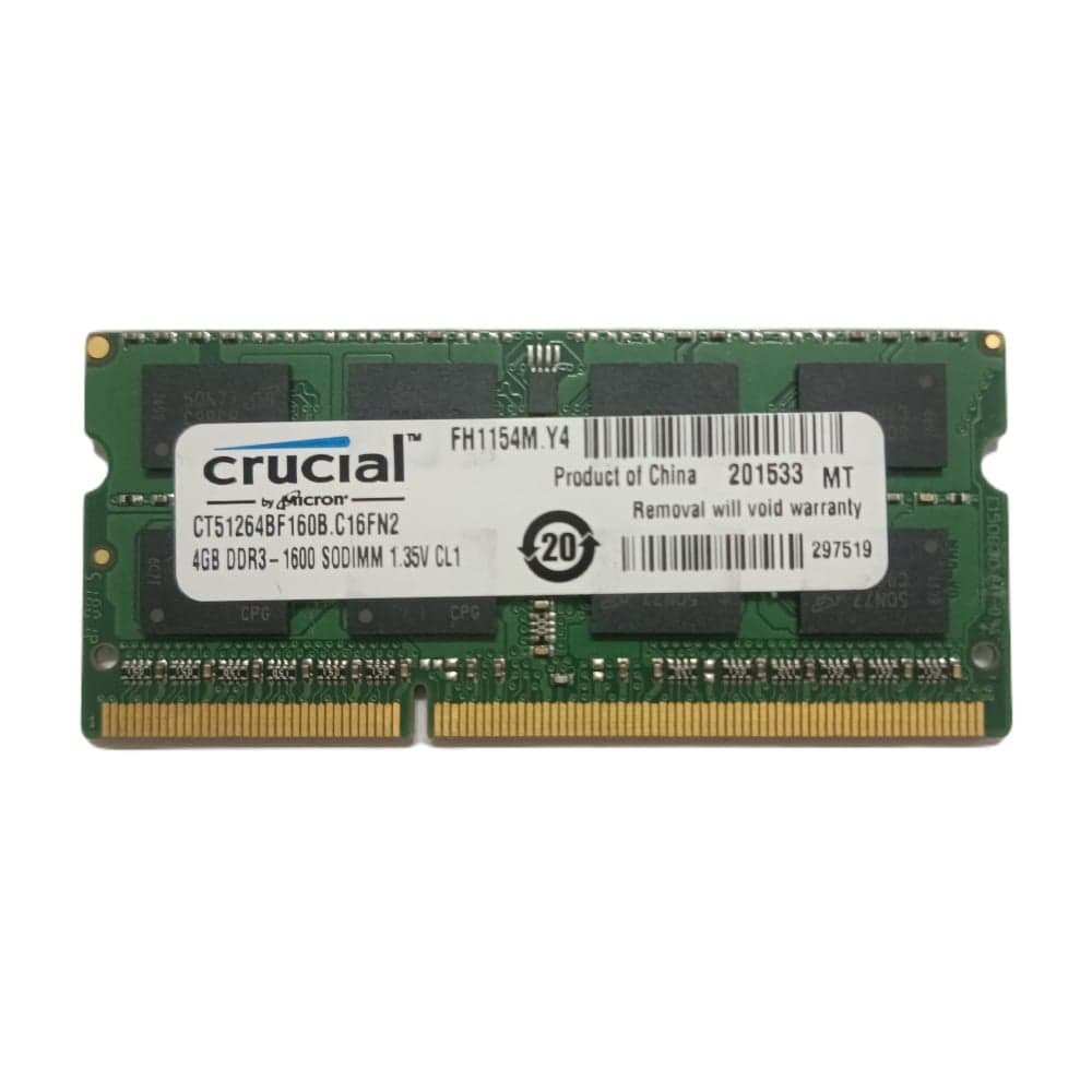 رم لپ تاپ کروشیال 8 گیگابایت DDR3L با فرکانس 1600 مگاهرتز — تصویر ۲