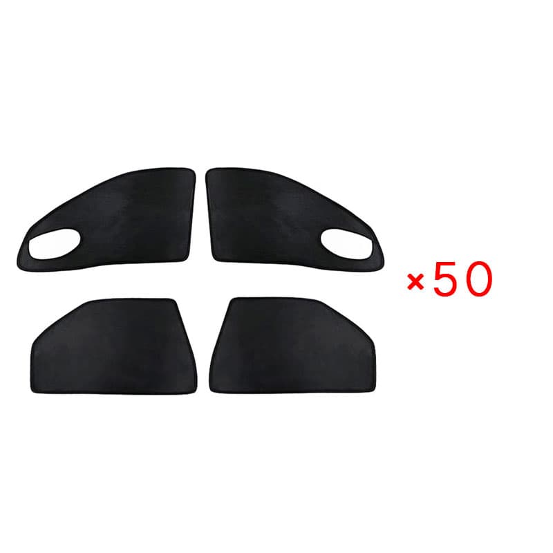 پرده قالبی شیشه بغل ال 90 مجموعه 50 عددی