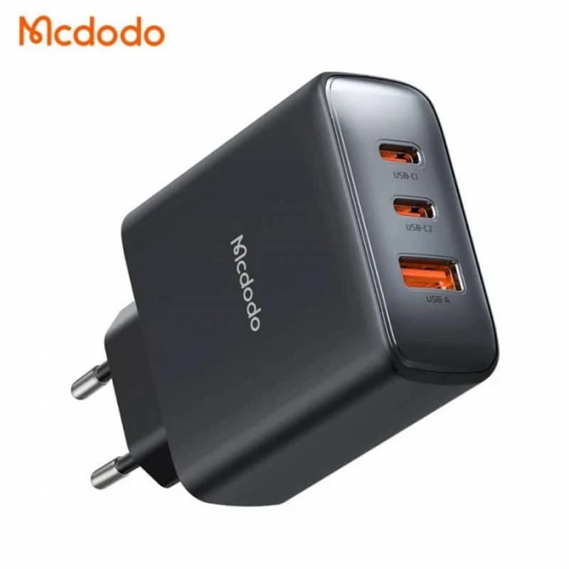 شارژر دیواری 45 وات 3 پورت مک دودو مدل 3-Ports به همراه کابل تبدیل USB-C به USB-C — تصویر ۹