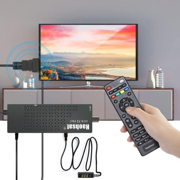 گیرنده دیجیتال تلویزیون4K برند HAOHSAT DVB T2 — تصویر ۷