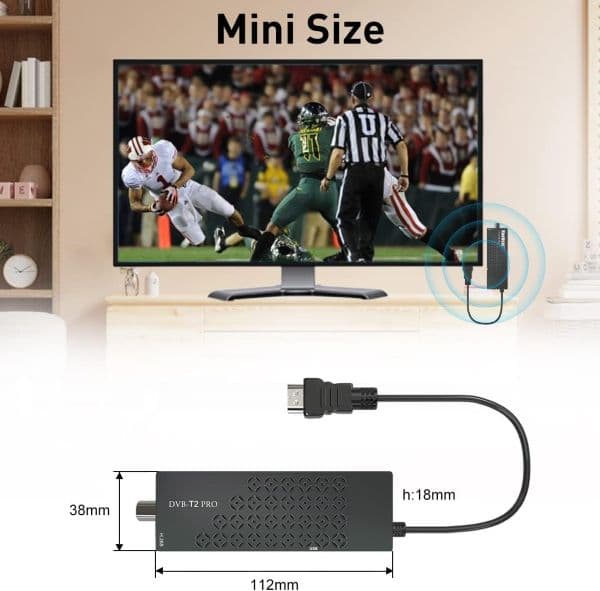 گیرنده دیجیتال تلویزیون4K برند HAOHSAT DVB T2 — تصویر ۵