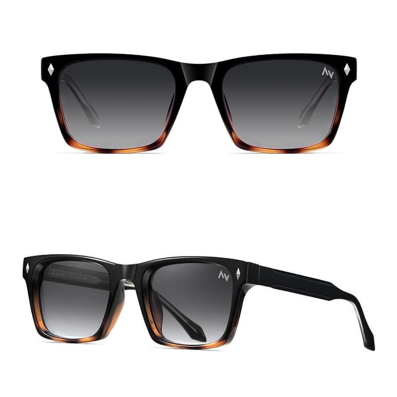 عینک آفتابی ویفرر (Wayfarer) آلبرت وگ مدل SZ8102 Tortoise Obsidian — تصویر ۴