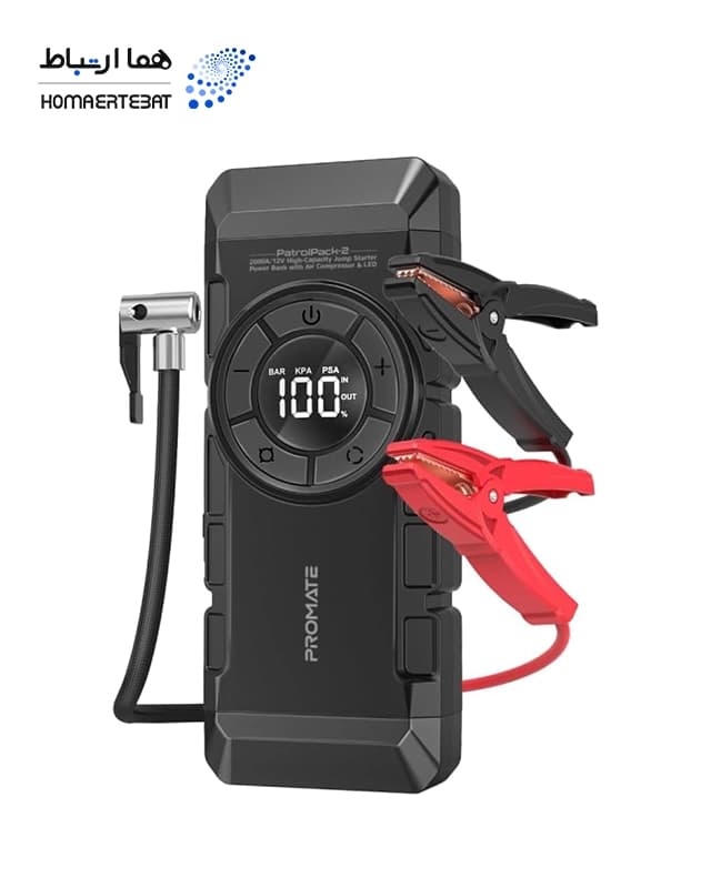 جامپ استارتر و پمپ باد پرومیت Promate PATROLPACK-2 Jump Starter And Air Compressor