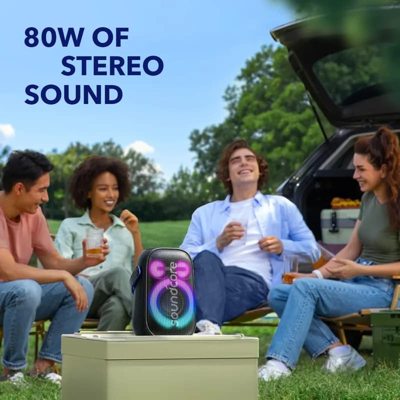 اسپیکر بلوتوثی 80 وات انکر Anker Soundcore Rave Neo 2 A33A1 — تصویر ۳