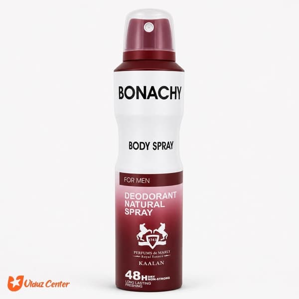 اسپری بدن مردانه Bonachy مدل Kaalan حجم 250 میل