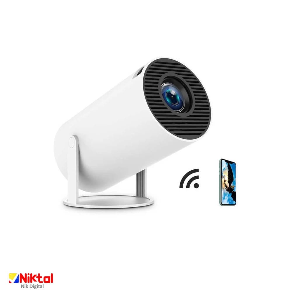 ویدئو پروژکتور مدل HY300 Pro | کیفیت تصویر HD با فناوری 3D Ready