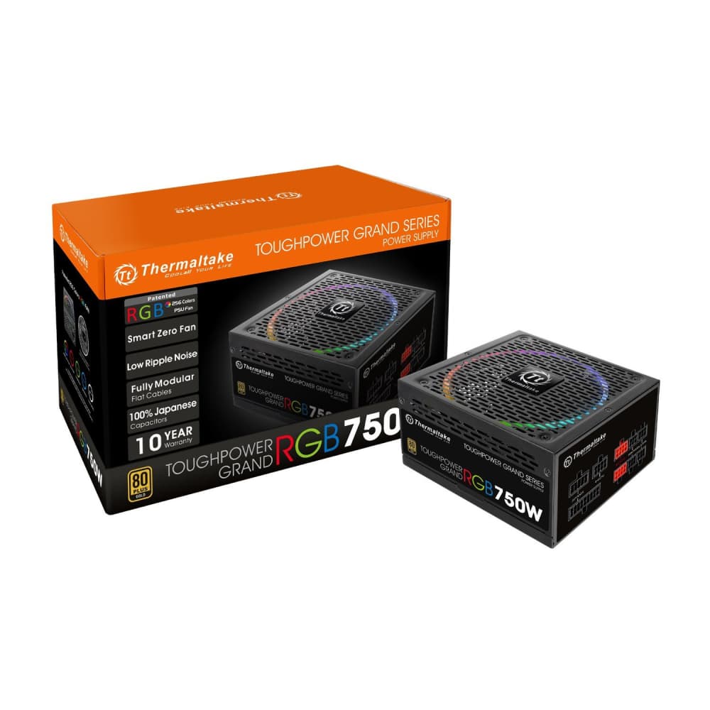 منبع تغذیه 750 وات ترمالتیک THERMALTAKE GRAND 750W Gold FULL MODULAR