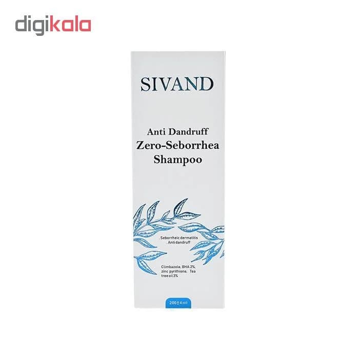 شامپو ضد شوره سر و بدن سیوند سری Climbazole مدل Zero Dandruff 0359 حجم ۲۰۰ میلی لیتر — تصویر ۷