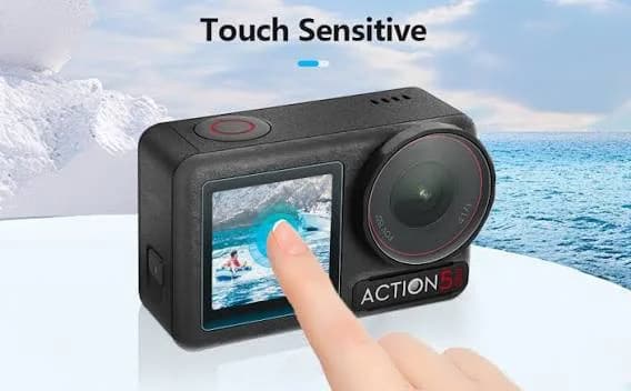 محافظ صفحه DJI Osmo action 5 pro مدل نانو هیدروژل — تصویر ۲