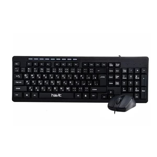 کیبورد و ماوس هویت مدل HV-KB672CM کد 9544
