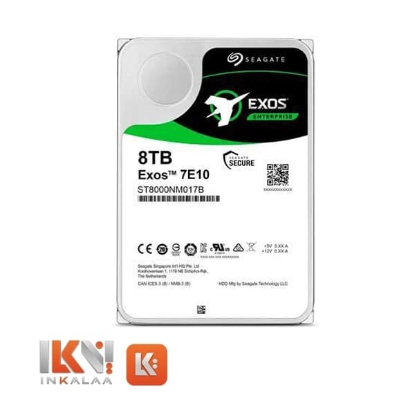 هارد سیگیت مدل Exos 7E10 ST8000NM017B ظرفیت 8TB