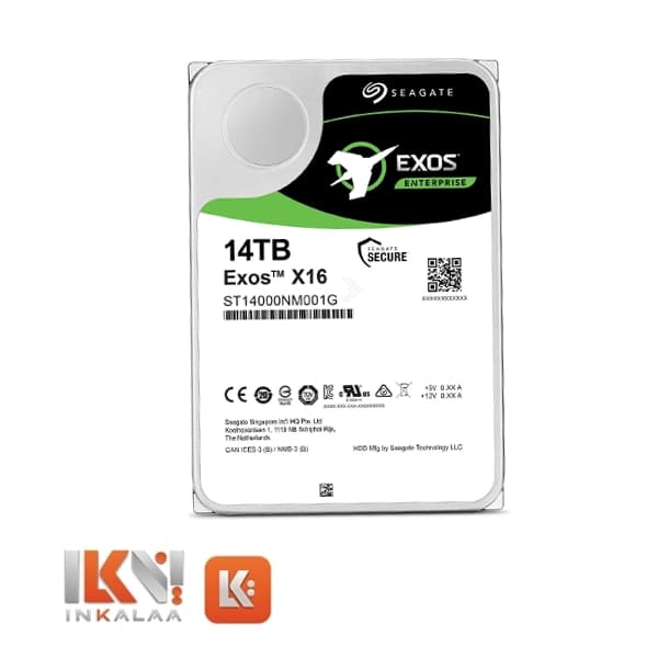 هارد سیگیت مدل Exos X16 ST14000NM001G ظرفیت 14TB