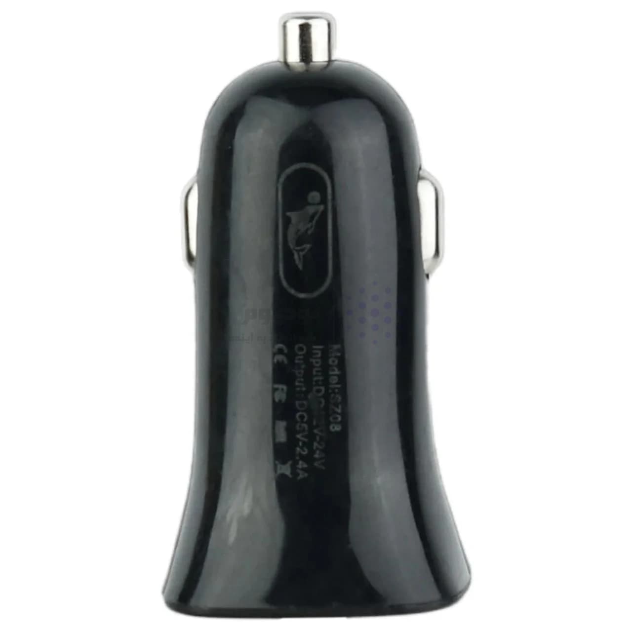 شارژر فندکی فست دو پورت SKY DOLPHIN مدل SZ08T 12W به همراه کابل شارژ Type-C – مشکی – ASP (گارانتی شش ماهه آروین) — تصویر ۳