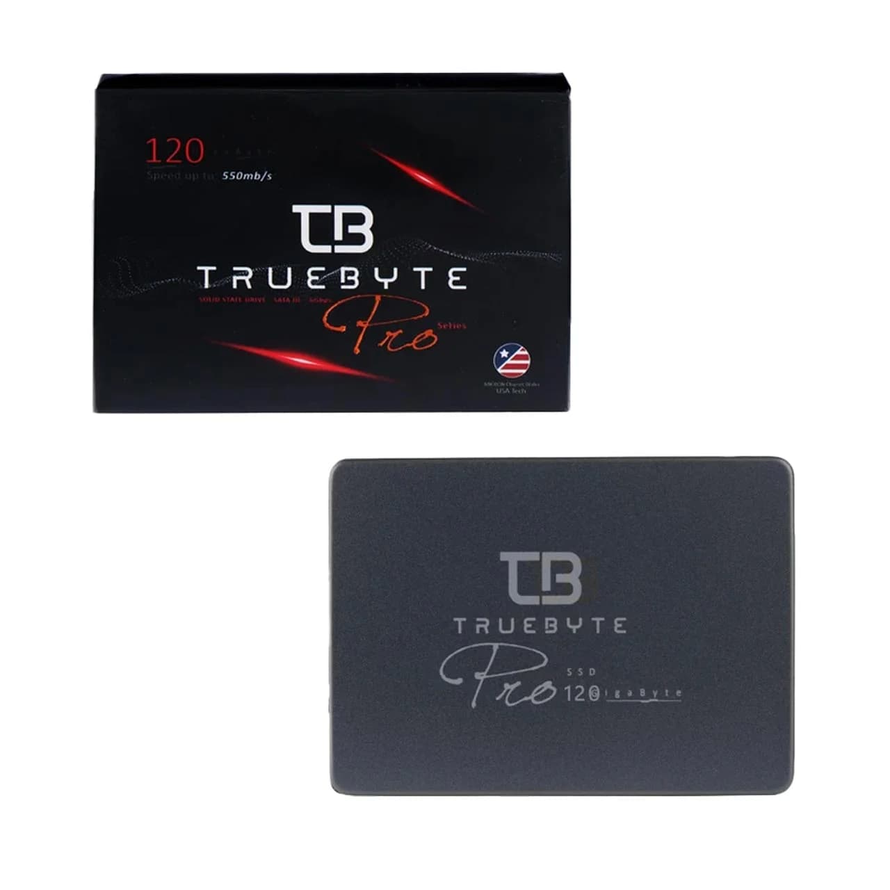 هارد TrueByte SSD مدل Pro ظرفیت 120GB – مشکی (گارانتی آی تین)