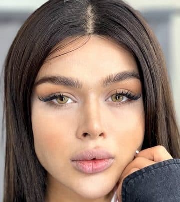 لنز رنگی سالانه آیس کالر لاکچری کارامل ICE COLOR LUXURY CARAMEL — تصویر ۲