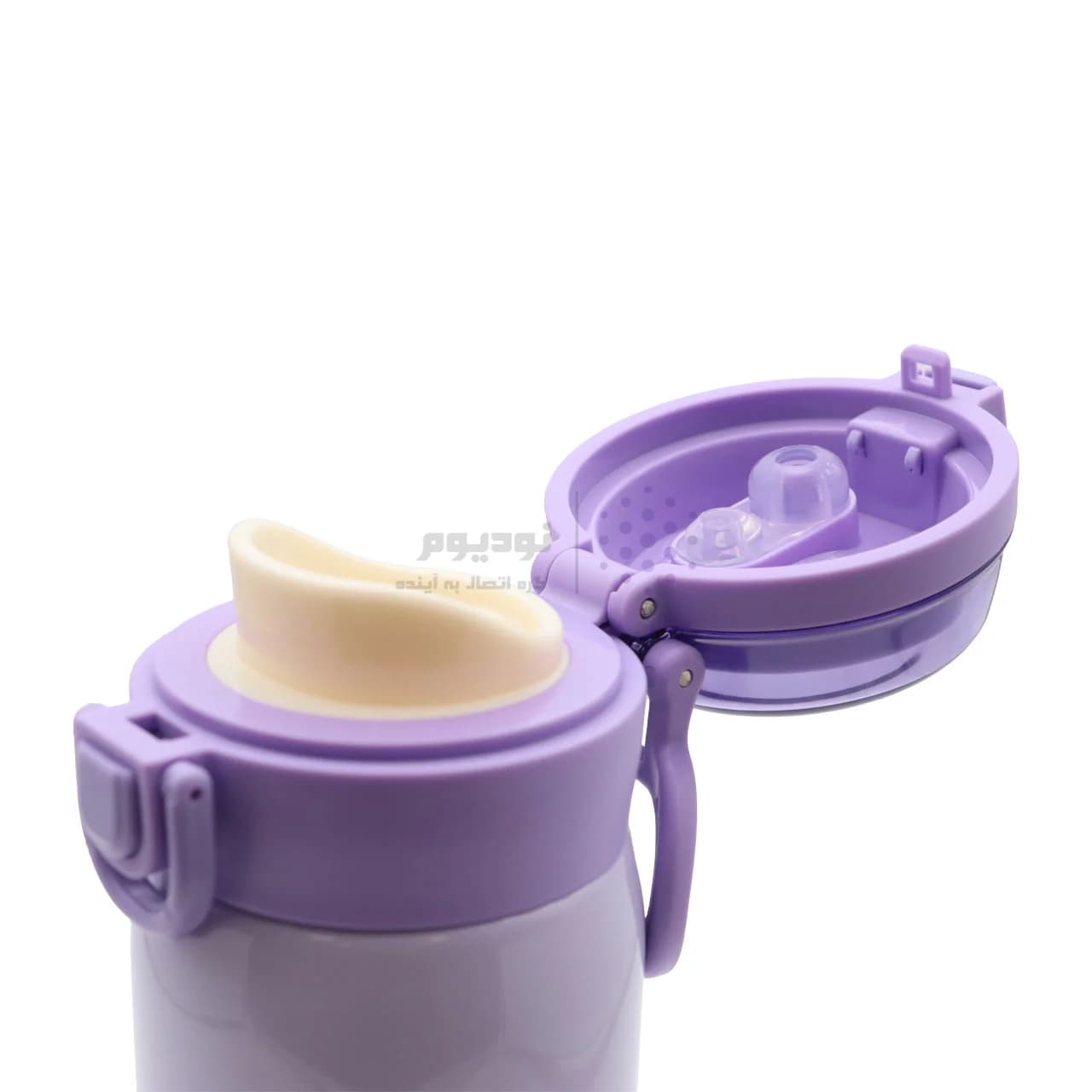 تراول ماگ HSCUP مدل H-BW-1512 ظرفیت 350 میلی لیتر- بنفش — تصویر ۳