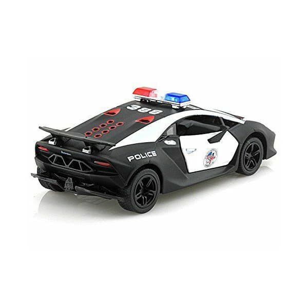 ماشین بازی کینزمارت مدل لامبورگینی پلیس Lamborghini Sesto Elemento (Police) کد KT5359P — تصویر ۳