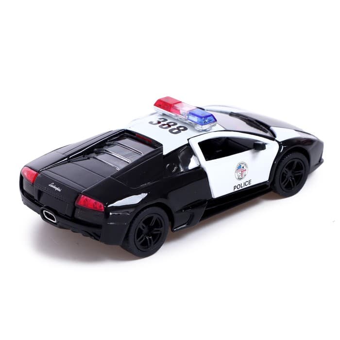 ماشین بازی کینزمارت مدل لامبورگینی پلیس Lamborghini Murcielago LP640 (Police) کد KT5317P — تصویر ۳