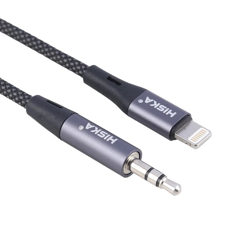 کابل تبدیل Lightning به AUX هیسکا W46 طول 1 متر — تصویر ۲
