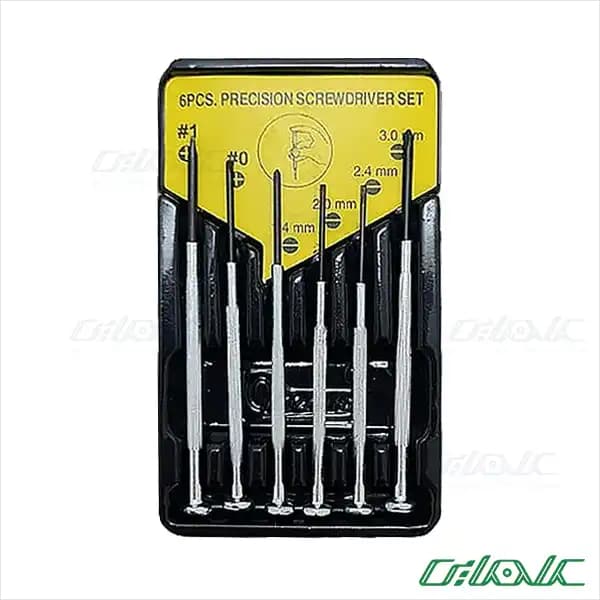 پیچ گوشتی ساعتی 6 عددی کیوتولز (QTOOLS)
