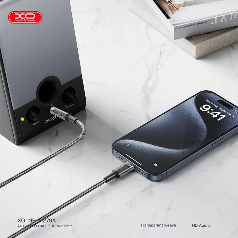 کابل تبدیل Lightning به AUX ایکس او XO-NB-R279A طول 1 متر — تصویر ۴