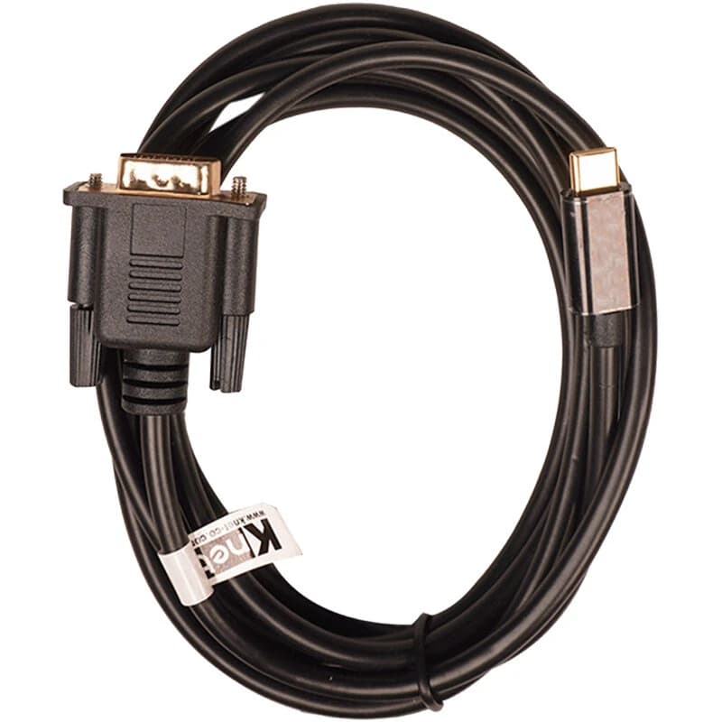 کابل تبدیل Type-C به VGA کی نت K-CO30 طول 1.8 متر — تصویر ۳