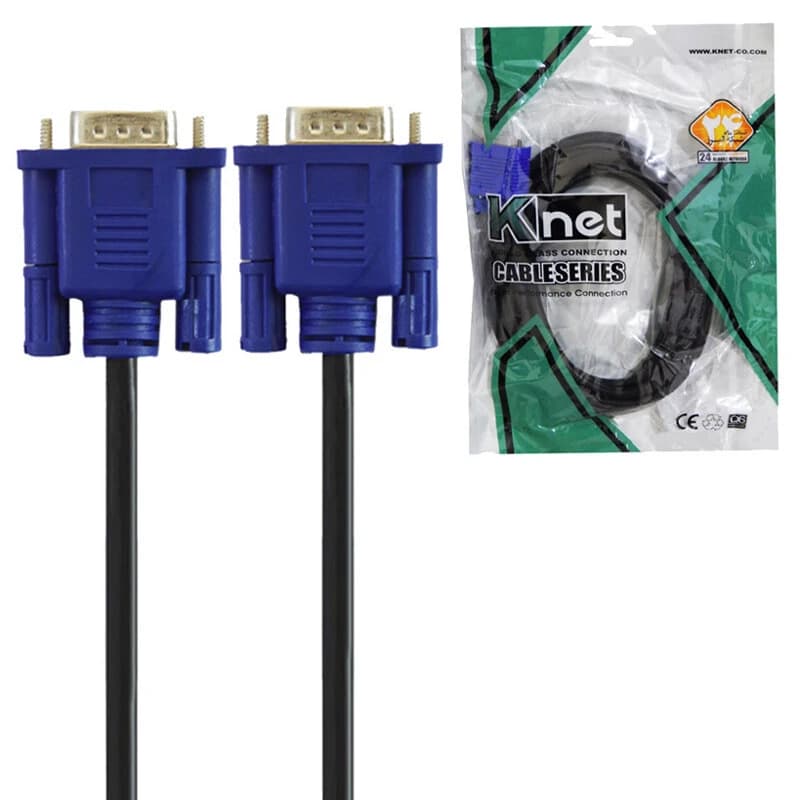 کابل VGA کی نت K-C182 طول 5 متر