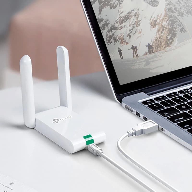 کارت شبکه بی سیم آنتن دار TP-Link TL-WN822N 300Mbps — تصویر ۶