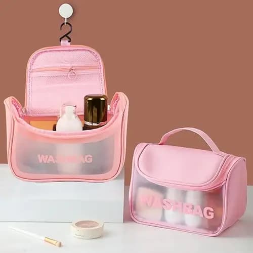 کیف لوازم آرایش مسافرتی WASH BAG دو زیپ — تصویر ۳