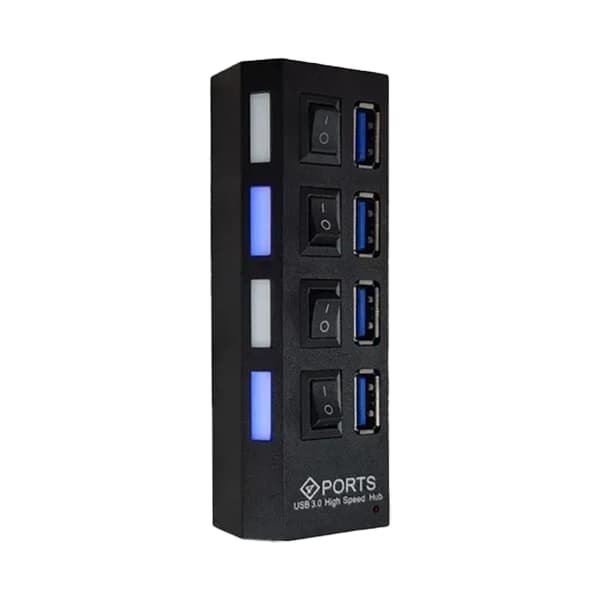 هاب کلید دار USB3 GR-4PORT گریت (GREAT)
