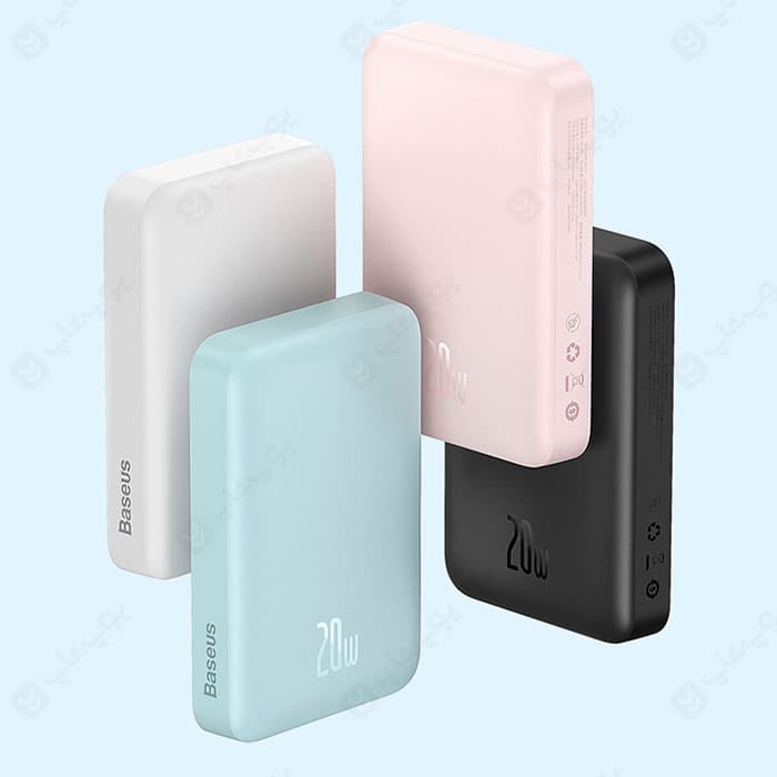 پاوربانک 10000mAh وایرلس شارژ بیسوس مدل PPCX1101 — تصویر ۴