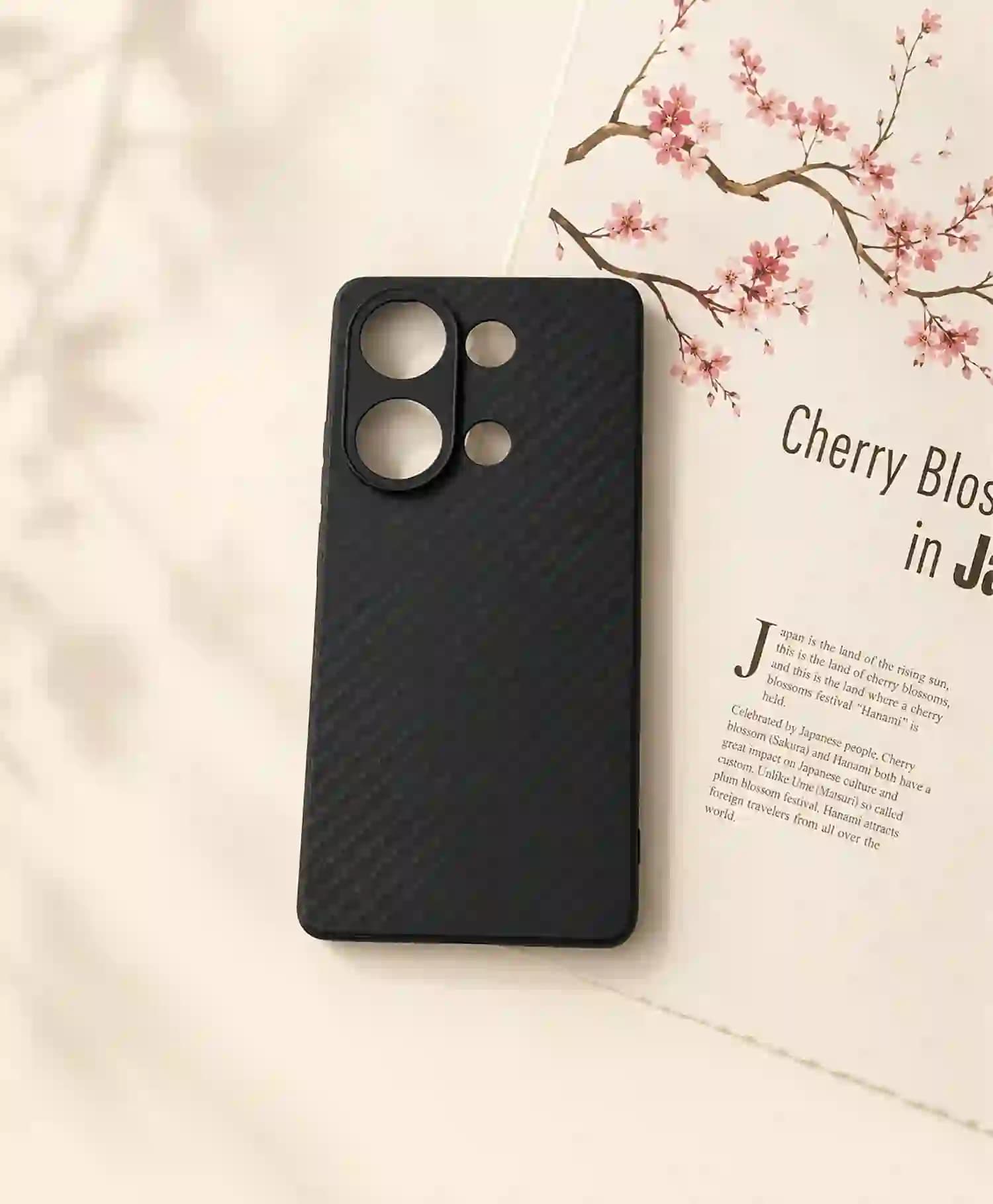 قاب ژله ای طرح کربنی گوشی موبایل Redmi Note 13 Pro — تصویر ۵