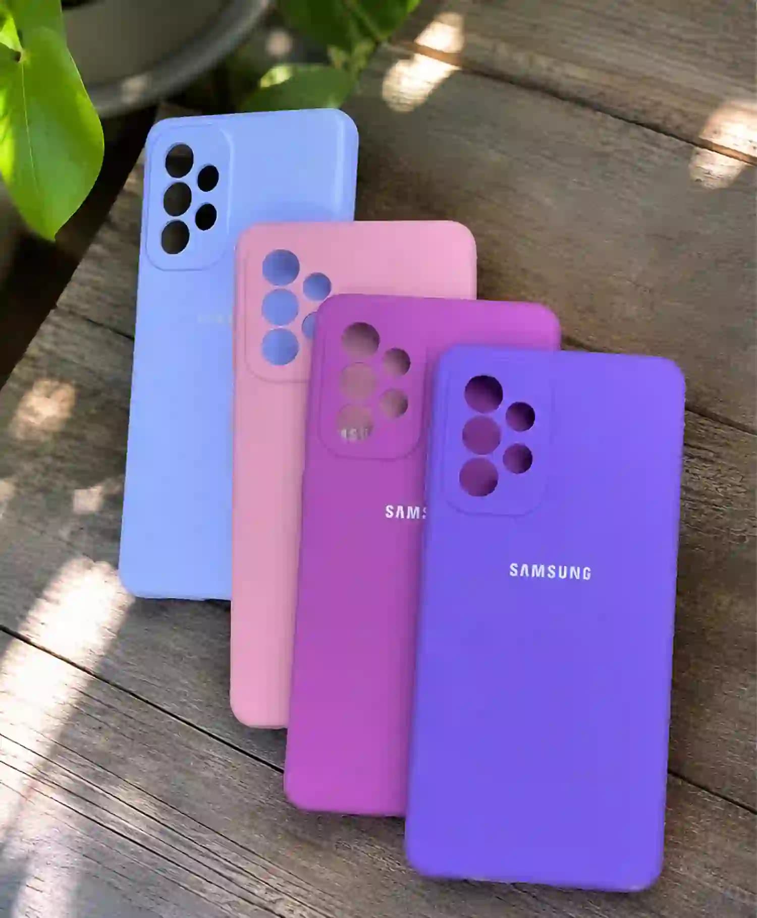قاب سیلیکونی اورجینال محافظ لنز دار گوشی موبایل Samsung A73 — تصویر ۴