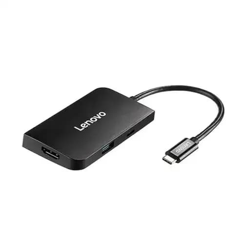 هاب تایپسی با 7 پورت لنوو Lenovo 7 in 1 Type C HUB Adapter S707
