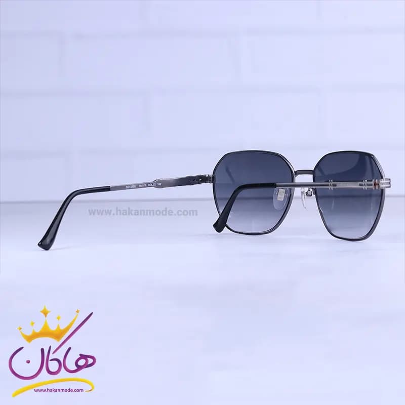 عینک آفتابی مردانه گوچی فریم دودی فلزی GG 1355/3 — تصویر ۴